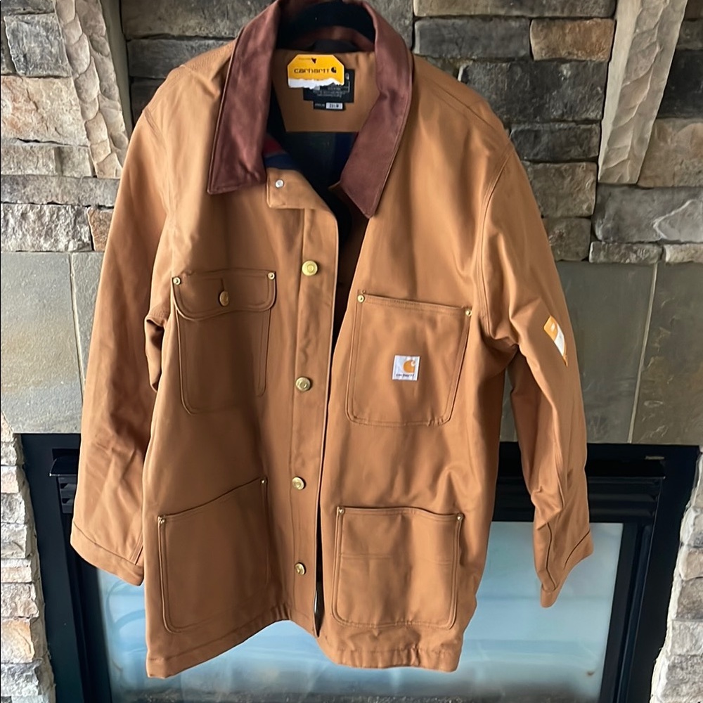 COPY - Carhartt Brown Work Jacket - Picture 4 of 8